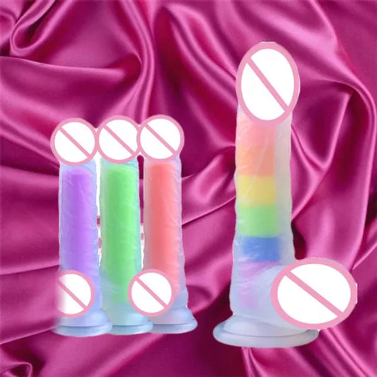 Jelly Filled Silicone Dildo